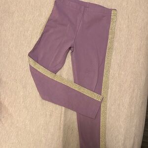 OshKosh B'gosh Lavender Leggings with Gold Accent